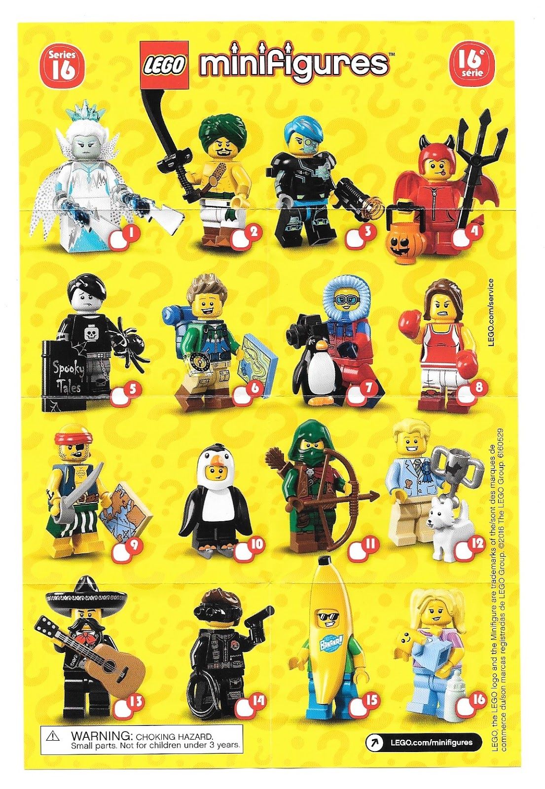 lego minifigures series 12 rarity guide