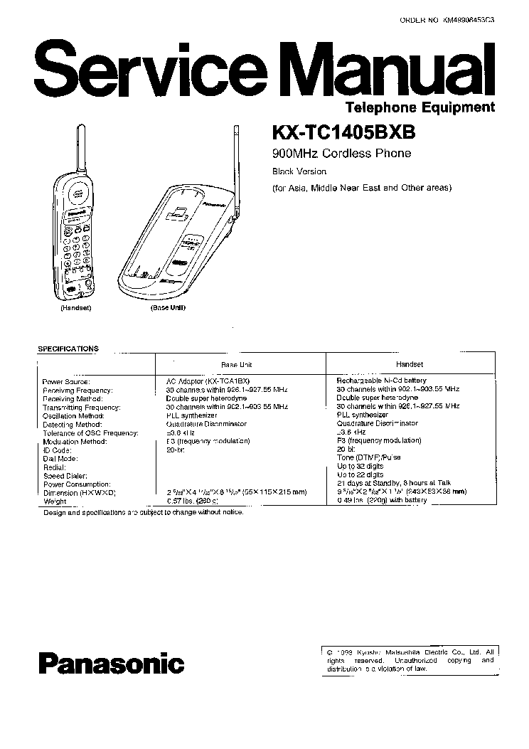 panasonic model kx-tga470c user guide