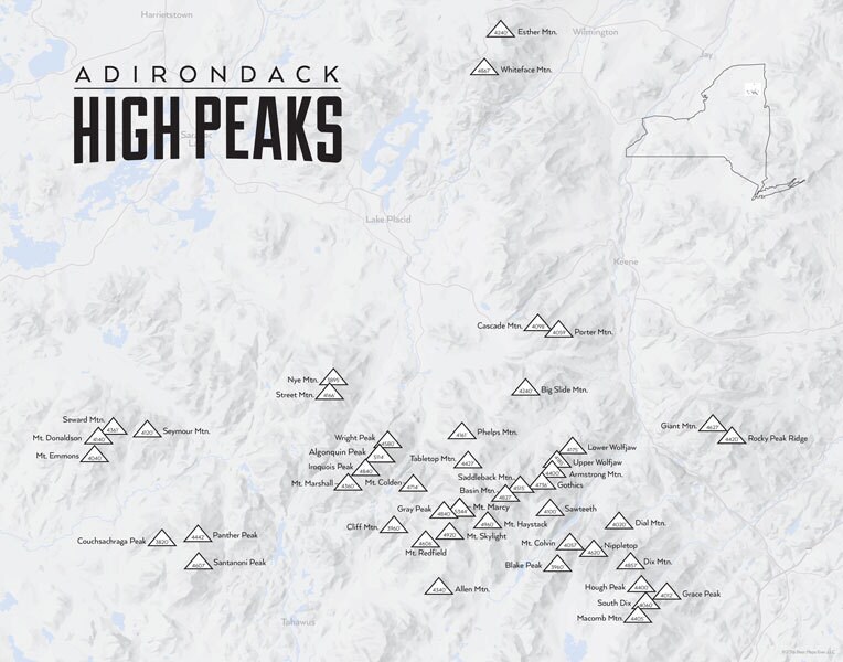 adirondack 46 high peaks guide