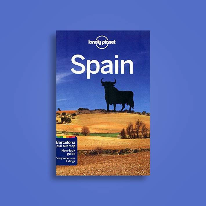 lonely planet guide book spain