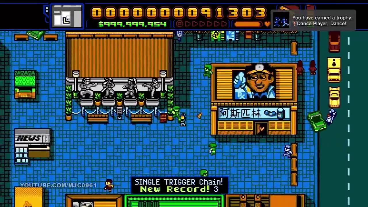 retro city rampage dx trophy guide